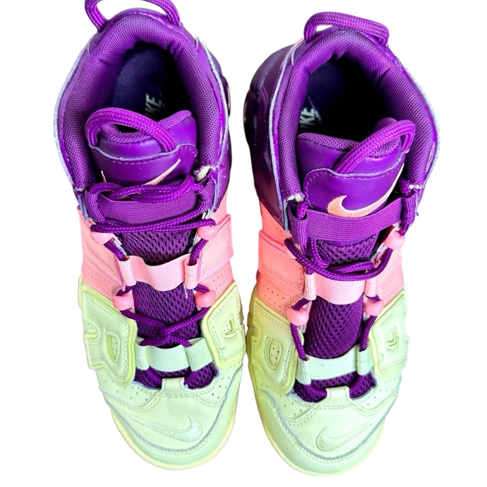 Nike Air More Uptempo GS Lucky Charms Sneakers Shoes SZ 7 Youth, 8.5 Women’s - Picture 5 of 11